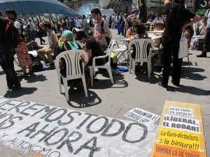 Acampada 15M en la Puerta del Sol