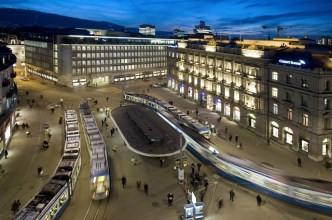 la 'paradeplatz' en zúrich